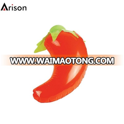 Creative PVC inflatable red pepper inflatable pepper toy for inflatable toys